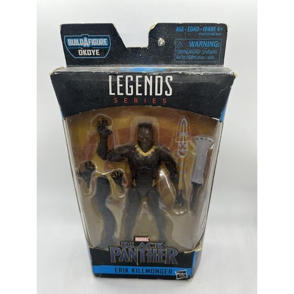 Marvel Black Panther Legends Erik Killmonger, 6-inch - Picture 1 of 8
